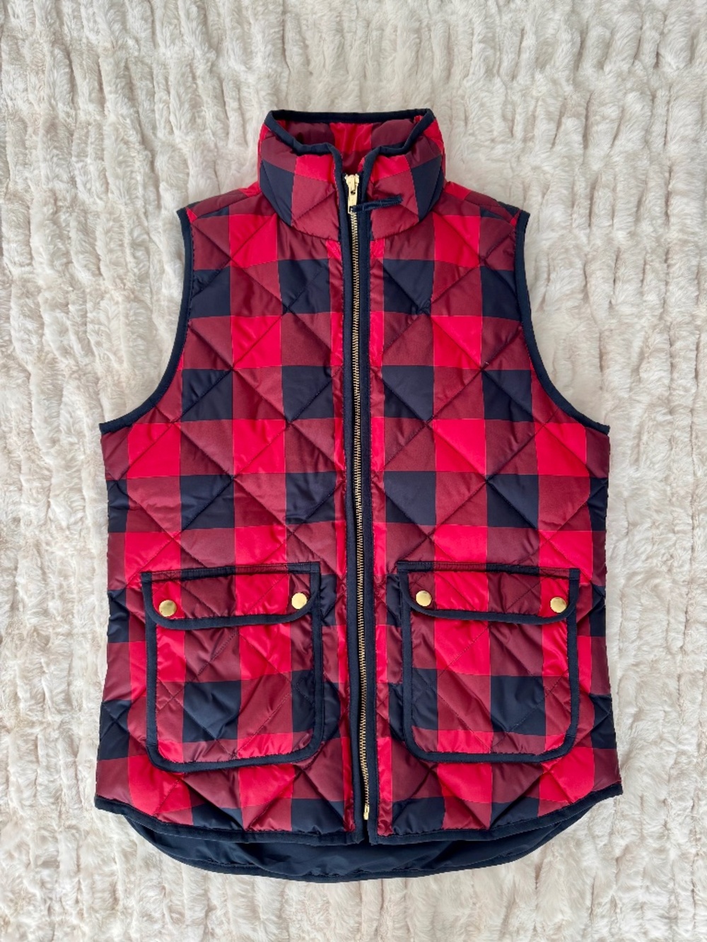 J.Crew Buffalo Plaid Vest